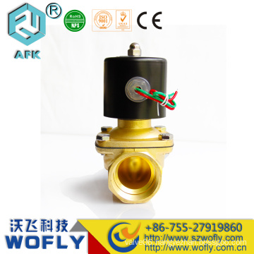 Brass gas, air, water, steam solenoid valve 24v